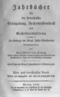 Jahrbücher für die Preussische Gesetzgebung, Rechtswissenschaft und Rechtsverwaltung. 1829 Bd.34