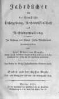 Jahrbücher für die Preussische Gesetzgebung, Rechtswissenschaft und Rechtsverwaltung. 1831 Bd.37