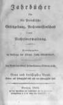 Jahrbücher für die Preussische Gesetzgebung, Rechtswissenschaft und Rechtsverwaltung. 1832 Bd.39