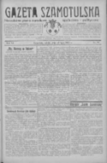 Gazeta Szamotulska: niezależne pismo narodowe, społeczne i polityczne 1933.07.22 R.12 Nr84