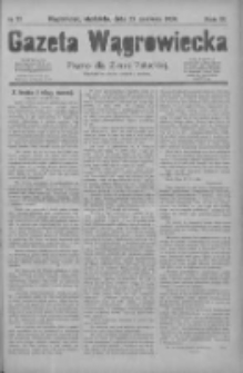 Gazeta Wągrowiecka: pismo dla ziemi pałuckiej 1929.06.23 R.9 Nr73