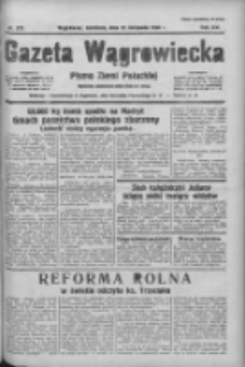 Gazeta Wągrowiecka: pismo ziemi pałuckiej 1936.11.22 R.16 Nr273