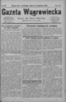 Gazeta Wągrowiecka: pismo dla ziemi pałuckiej 1929.09.15 R.9 Nr109