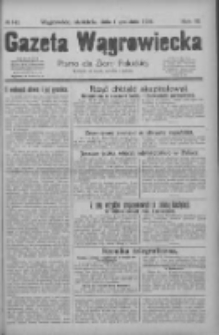 Gazeta Wągrowiecka: pismo dla ziemi pałuckiej 1929.12.01 R.9 Nr142