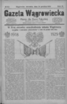 Gazeta Wągrowiecka: pismo dla ziemi pałuckiej 1929.12.29 R.9 Nr153