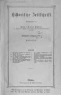 Historische Zeitschrift. 1873 Band 29 Heft 1-2