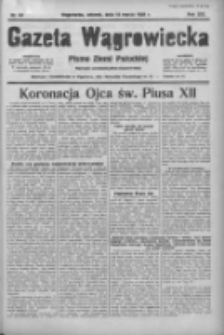 Gazeta Wągrowiecka: pismo ziemi pałuckiej 1939.03.14 R.19 Nr60