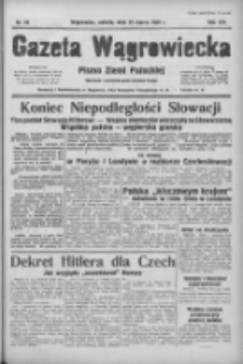 Gazeta Wągrowiecka: pismo ziemi pałuckiej 1939.03.18 R.19 Nr64