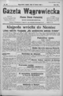 Gazeta Wągrowiecka: pismo ziemi pałuckiej 1939.03.24 R.19 Nr69