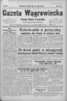 Gazeta Wągrowiecka: pismo ziemi pałuckiej 1939.05.10 R.19 Nr107