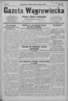 Gazeta Wągrowiecka: pismo ziemi pałuckiej 1932.03.15 R.12 Nr61