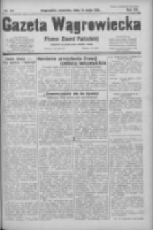Gazeta Wągrowiecka: pismo ziemi pałuckiej 1932.05.15 R.12 Nr111