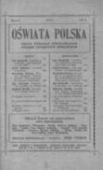 Oświata Polska: organ Wydziału Wykonawczego Polskich Towarzystw Oświatowych 1924 R.1 Nr3