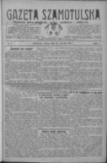 Gazeta Szamotulska: niezależne pismo narodowe, społeczne i polityczne 1928.01.21 R.7 Nr8