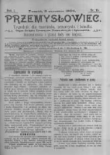 Przemysłowiec. 1904.01.09 R.1 nr15