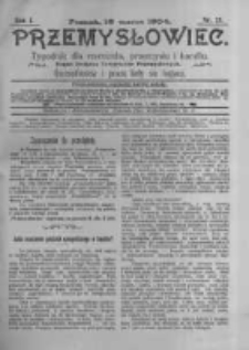 Przemysłowiec. 1904.03.19 R.1 nr25