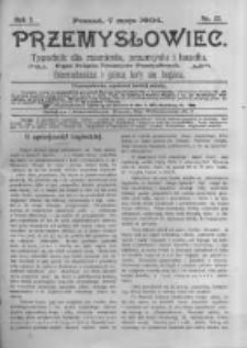 Przemysłowiec. 1904.05.07 R.1 nr32