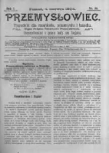 Przemysłowiec. 1904.06.04 R.1 nr36