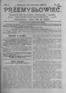 Przemysłowiec. 1904.06.18 R.1 nr38