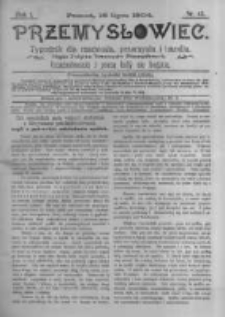 Przemysłowiec. 1904.07.16 R.1 nr42