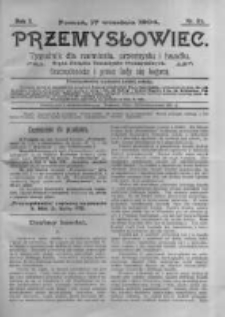 Przemysłowiec. 1904.09.17 R.1 nr51