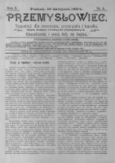 Przemysłowiec. 1904.11.19 R.2 nr8