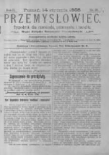 Przemysłowiec. 1905.01.14 R.2 nr16