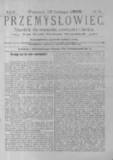 Przemysłowiec. 1905.02.18 R.2 nr21