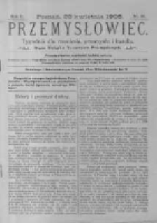 Przemysłowiec. 1905.04.22 R.2 nr30