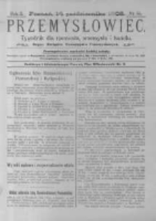 Przemysłowiec. 1905.10.14 R.2 nr55