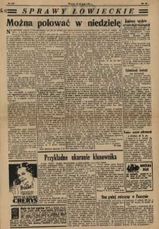 Sprawy Łowieckie; 1936; nr 225; s. 11 [Czas]