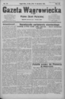 Gazeta Wągrowiecka: pismo ziemi pałuckiej 1932.09.14 R.12 Nr211