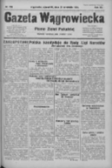 Gazeta Wągrowiecka: pismo ziemi pałuckiej 1932.09.22 R.12 Nr218