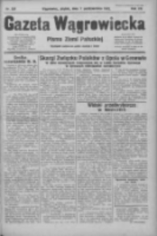 Gazeta Wągrowiecka: pismo ziemi pałuckiej 1932.10.07 R.12 Nr231