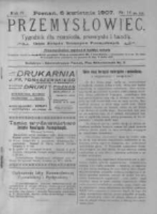 Przemysłowiec. 1907.04.06 R.4 nr14