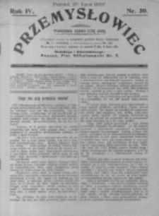 Przemysłowiec. 1907.07.27 R.4 nr30