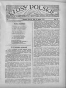 Kłosy Polskie 1933.02.12 R.25 Nr7