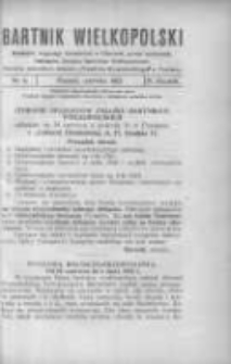 Bartnik Wielkopolski: organ Związku Bartników Wielkopolskich 1923 czerwiec R.4 Nr6