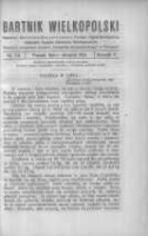 Bartnik Wielkopolski: organ Związku Bartników Wielkopolskich 1924 lipiec/sierpień R.5 Nr7/8