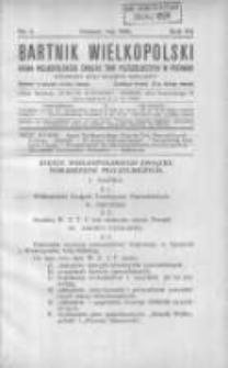 Bartnik Wielkopolski: organ Wielkopolskiego Związku Towarzystw Pszczelniczych 1926 maj R.7 Nr5