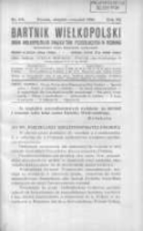 Bartnik Wielkopolski: organ Wielkopolskiego Związku Towarzystw Pszczelniczych 1926 sierpień/wrzesień R.7 Nr8/9