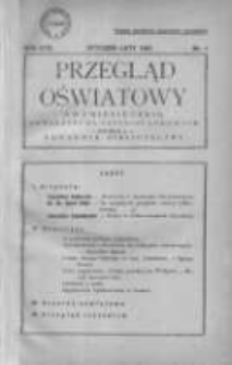 Przegląd Oświatowy: dwumiesięcznik Towarzystwa Czytelni Ludowych z dodatkiem p.n. Poradnik Bibljoteczny 1937 styczeń/luty R.31 Nr1