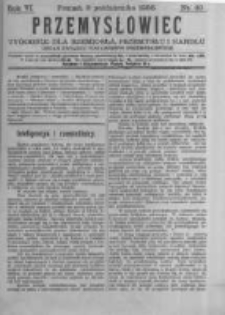 Przemysłowiec. 1908.10.03 R.6 nr40