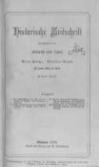 Historische Zeitschrift. 1878 Band 4(40) Heft 1-3