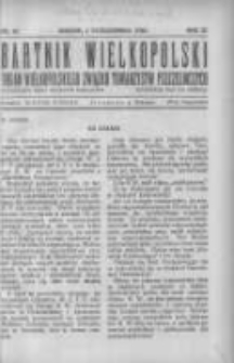 Bartnik Wielkopolski: organ Wielkopolskiego Związku Towarzystw Pszczelniczych 1930.10.01 R.11 Nr10