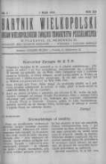 Bartnik Wielkopolski: organ Wielkopolskiego Związku Towarzystw Pszczelniczych 1931.05.01 R.12 Nr5