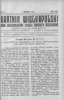 Bartnik Wielkopolski: organ Wielkopolskiego Związku Towarzystw Pszczelniczych 1932.08.01 R.13 Nr8