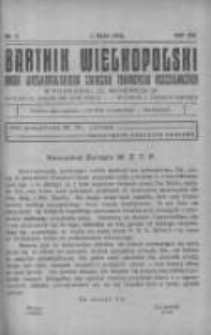 Bartnik Wielkopolski: organ Wielkopolskiego Związku Towarzystw Pszczelniczych 1933.05.01 R.14 Nr5