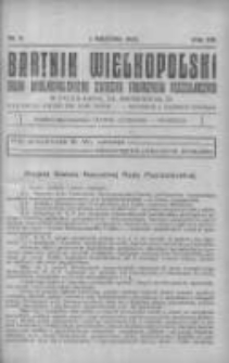 Bartnik Wielkopolski: organ Wielkopolskiego Związku Towarzystw Pszczelniczych 1933.09.01 R.14 Nr9