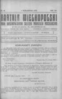 Bartnik Wielkopolski: organ Wielkopolskiego Związku Towarzystw Pszczelniczych 1933.10.01 R.14 Nr10
